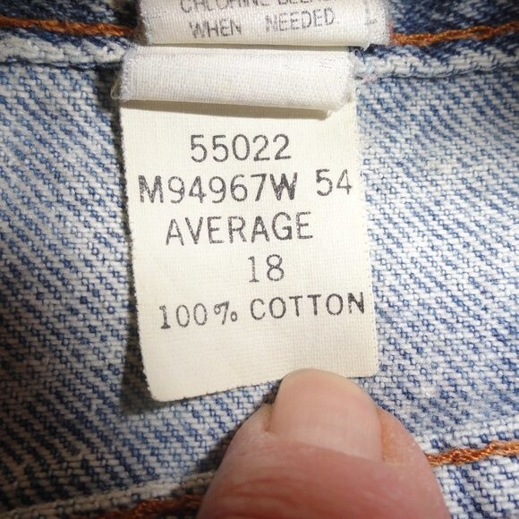 Chic Acid Wash High Waist Mom Jeans Sz 38" Waist x 29" Long - Picture 7 of 11